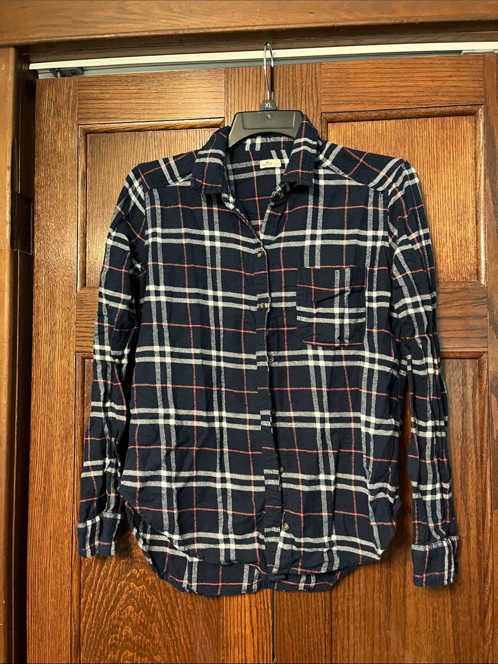 Women’s size small holsterLong-Sleeve Button-Down Shirt - Navy